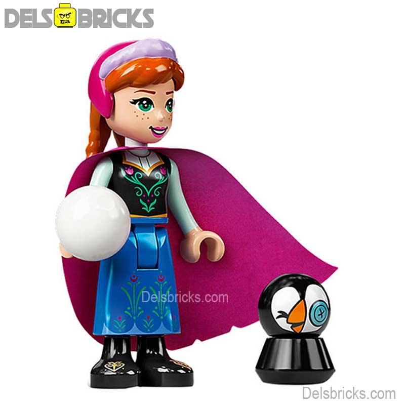 Anna from Disney's Frozen movies | Lego Minifigures Custom Toys 3 - DelsBricks MinifiguresMinifiguresDelsBricks MinifiguresDelsbricks