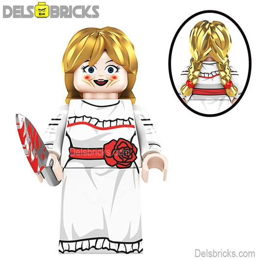 Annabelle the Doll The Conjuring Lego Minifigures Custom Toys 1 - DelsBricks MinifiguresLego Horror MinifiguresDelsBricks MinifiguresDelsbricks.com