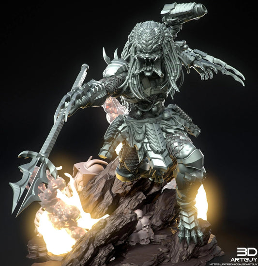 Apex Hunter by 3DArtGuy 50mm or 100m Miniature War Gaming Figure - DelsBricks Toys & CollectiblesResin Printed MiniatureDelsBricks Toys & CollectiblesMega Diamonds & Schwartzreiter Mini Forge