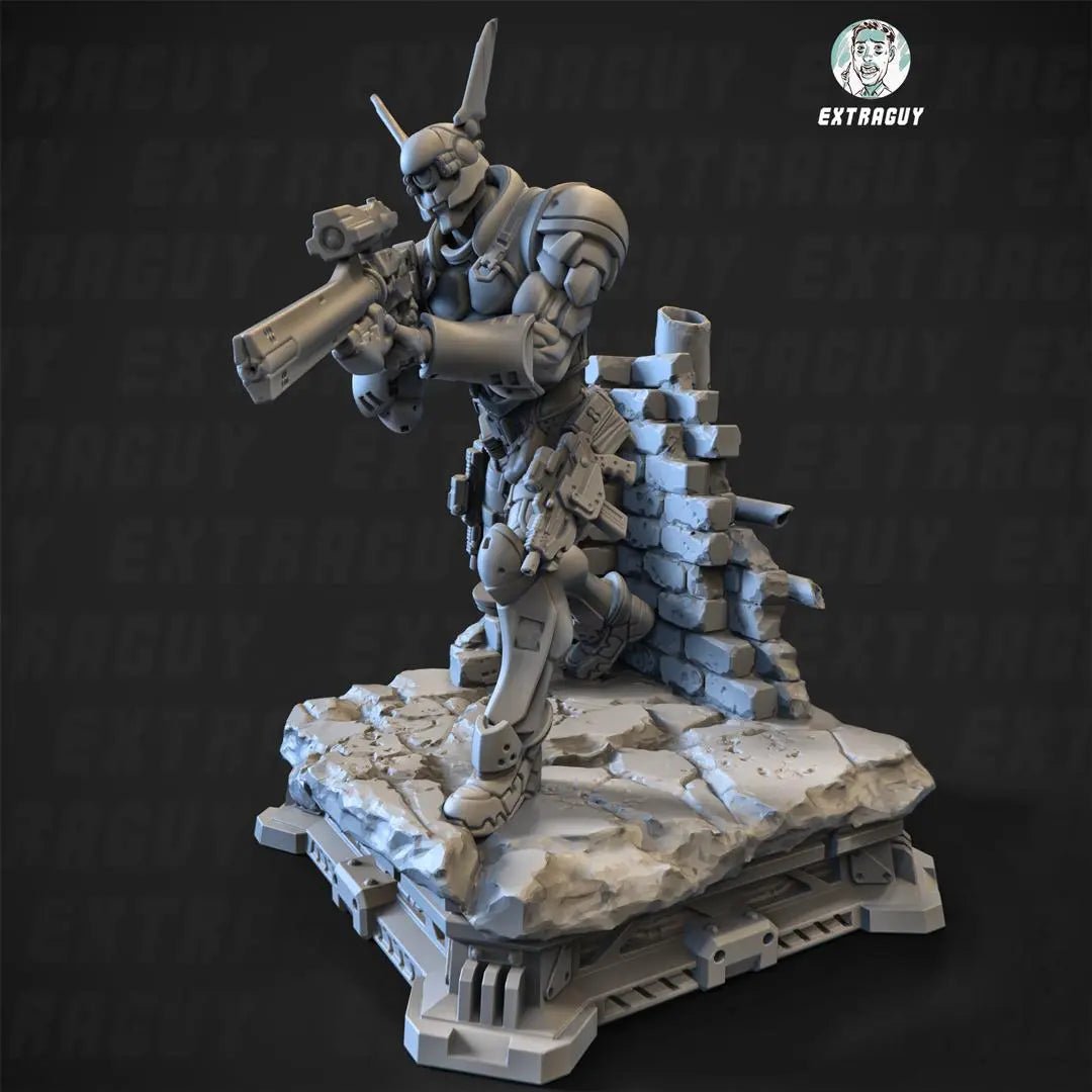 Appleseed Briareos by Extra Guy 32mm or 100mm figure, With Base, Anime, Tabletop, Proxy, Figure - DelsBricks Toys & CollectiblesResin Printed MiniatureDelsBricks Toys & CollectiblesMega Diamonds & Schwartzreiter Mini Forge