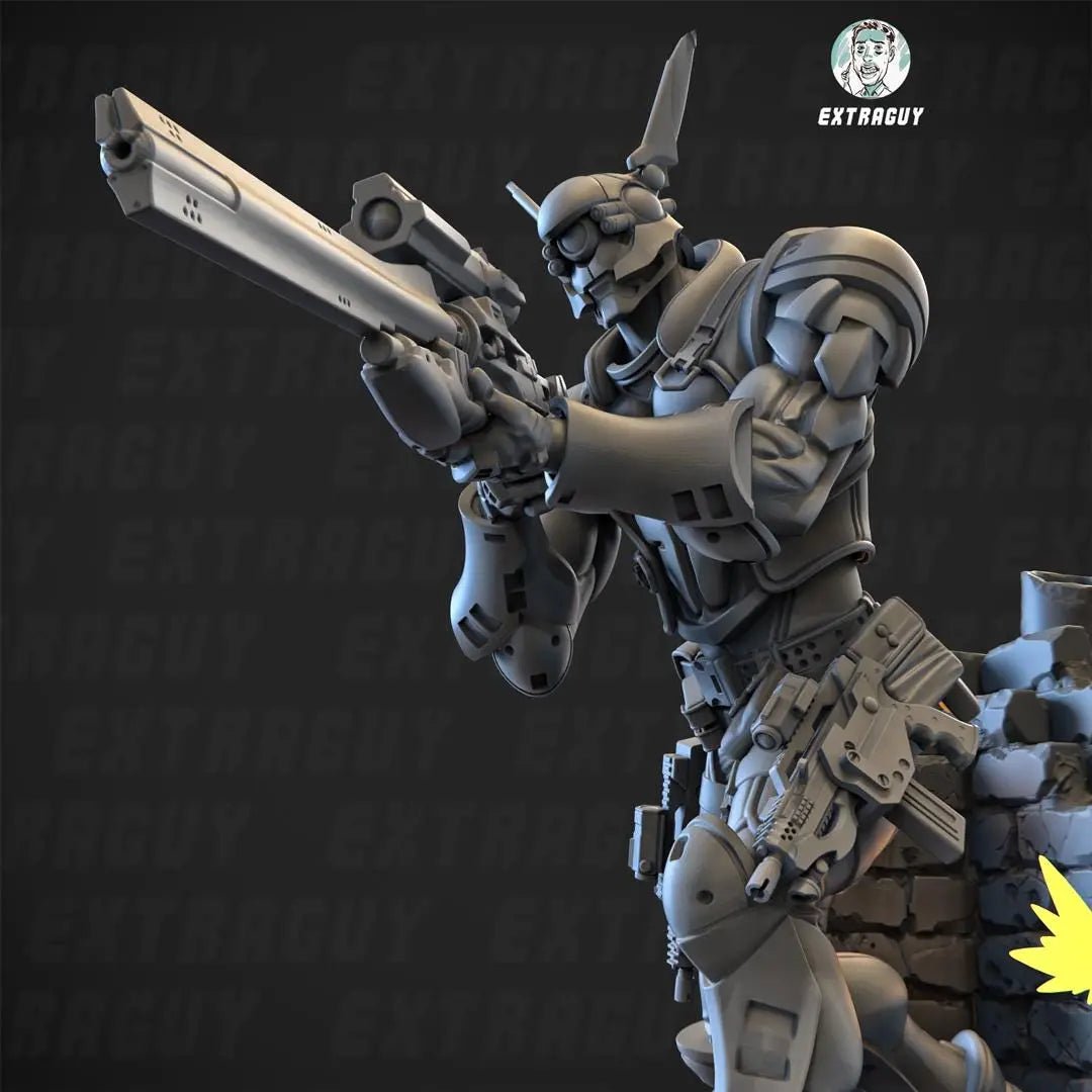 Appleseed Briareos by Extra Guy 32mm or 100mm figure, With Base, Anime, Tabletop, Proxy, Figure - DelsBricks Toys & CollectiblesResin Printed MiniatureDelsBricks Toys & CollectiblesMega Diamonds & Schwartzreiter Mini Forge