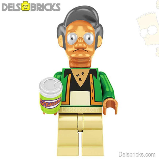 Apu | The Simpsons Lego Minifigures Custom toys - DelsBricks MinifiguresMinifiguresDelsBricks MinifiguresDelsbricks