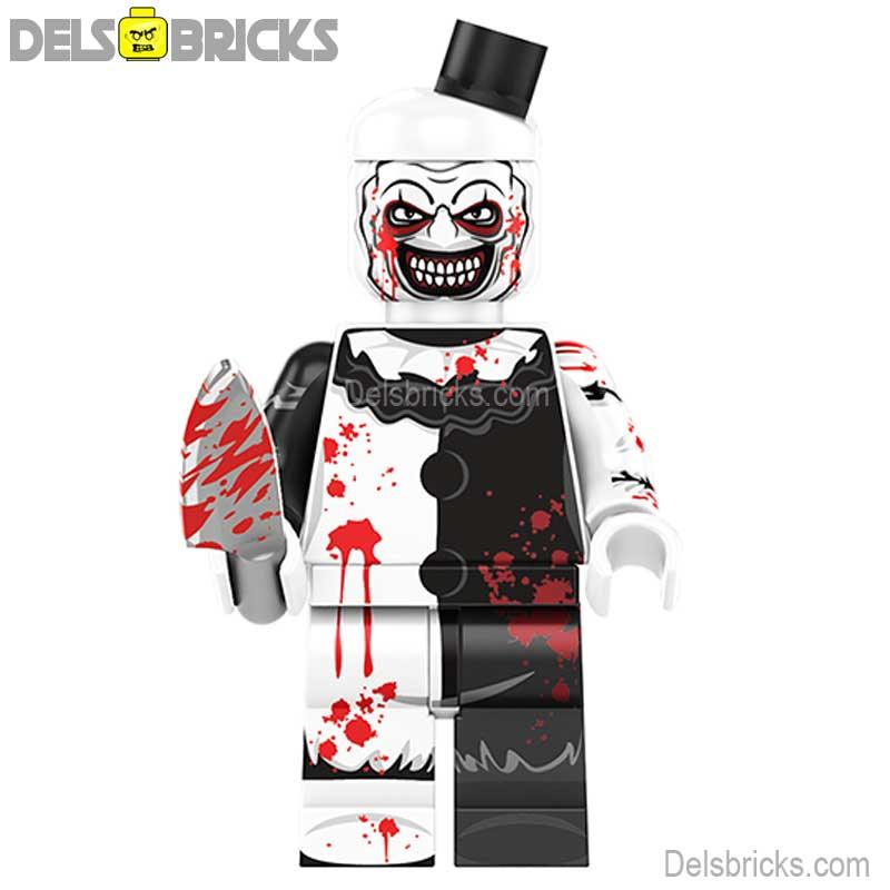 Art The Clown Lego Horror Movie Minifigures Custom Toys NEW - DelsBricks MinifiguresLego Horror MinifiguresDelsBricks MinifiguresDelsbricks.com