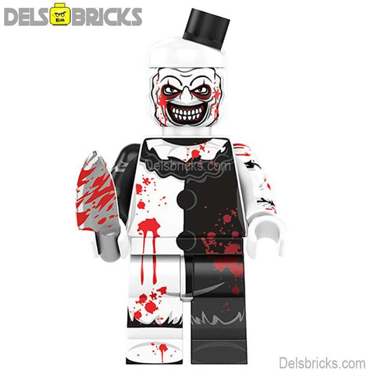Art The Clown Lego Horror Movie Minifigures Custom Toys NEW - DelsBricks MinifiguresLego Horror MinifiguresDelsBricks MinifiguresDelsbricks.com
