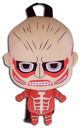 Attack on Titan Colossal Titan Plush Bag 12.5" - Official AOT Backpack - DelsBricks Toys & CollectiblesBagDelsBricks Toys & CollectiblesSuper Anime Store