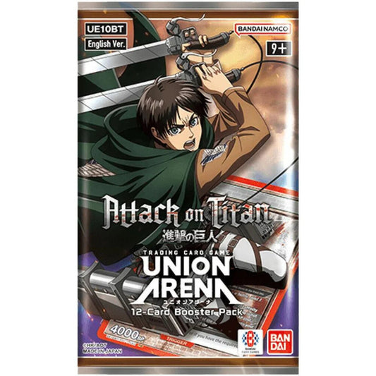Attack on Titan [UE10BT] Union Arena Booster Pack (1 Booster Pack) - DelsBricks Toys & CollectiblesCollectible Trading CardsDelsBricks Toys & CollectiblesSuper Anime Store