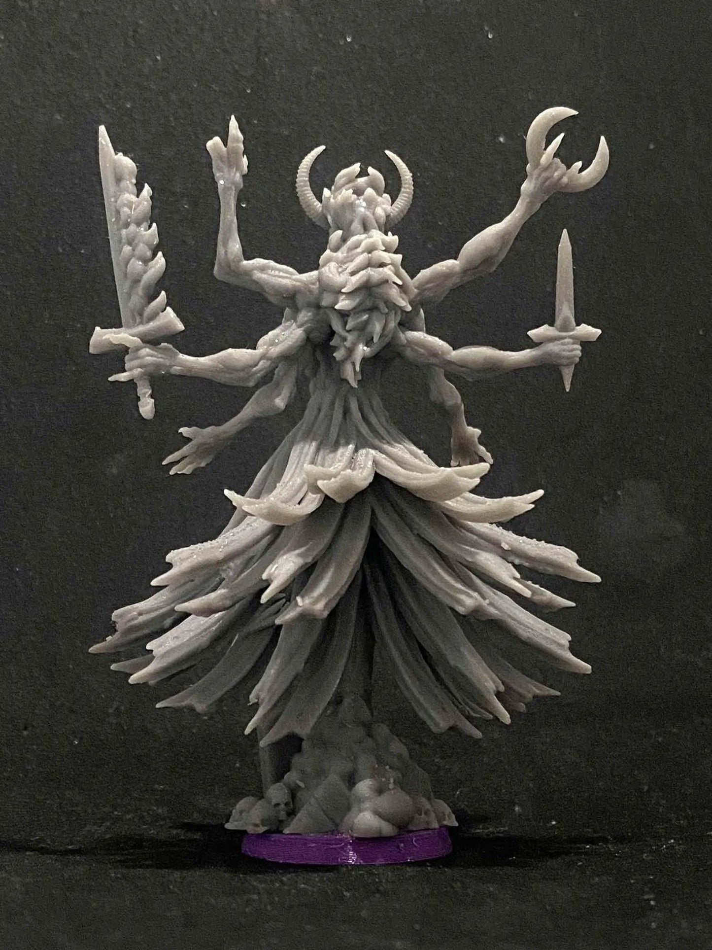 Baphomet Sorcerer by Papsikels Miniature, 80mm Miniature, 32mm Scale, War Gaming, Proxy for Trench Crusade, Table top gaming - DelsBricks Toys & CollectiblesResin Printed MiniatureDelsBricks Toys & CollectiblesMega Diamonds & Schwartzreiter Mini Forge