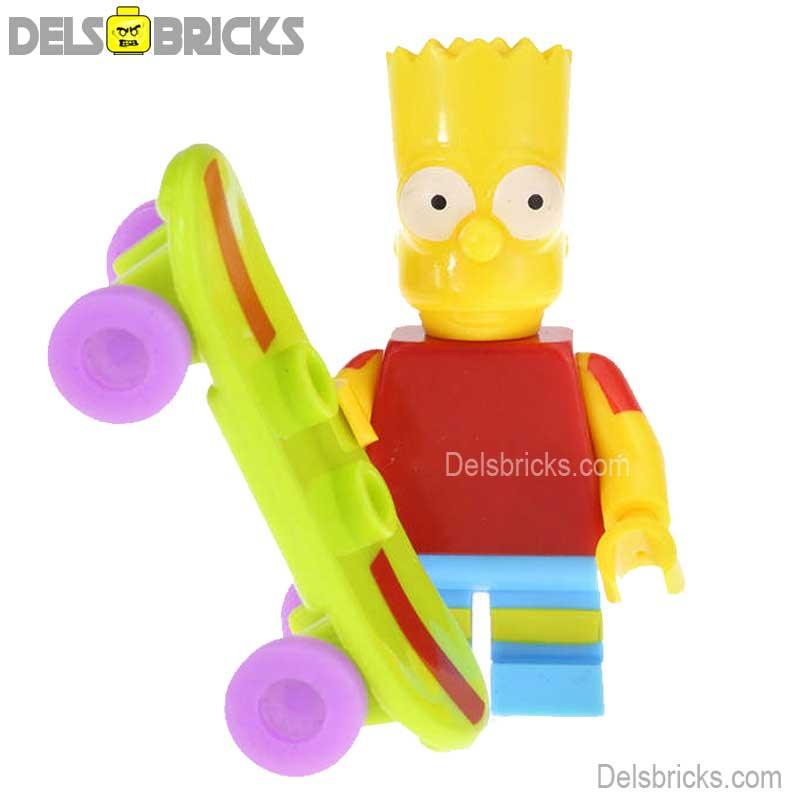 Bart Simpson | The Simpsons Lego Minifigures Custom toys - DelsBricks MinifiguresMinifiguresDelsBricks MinifiguresDelsbricks