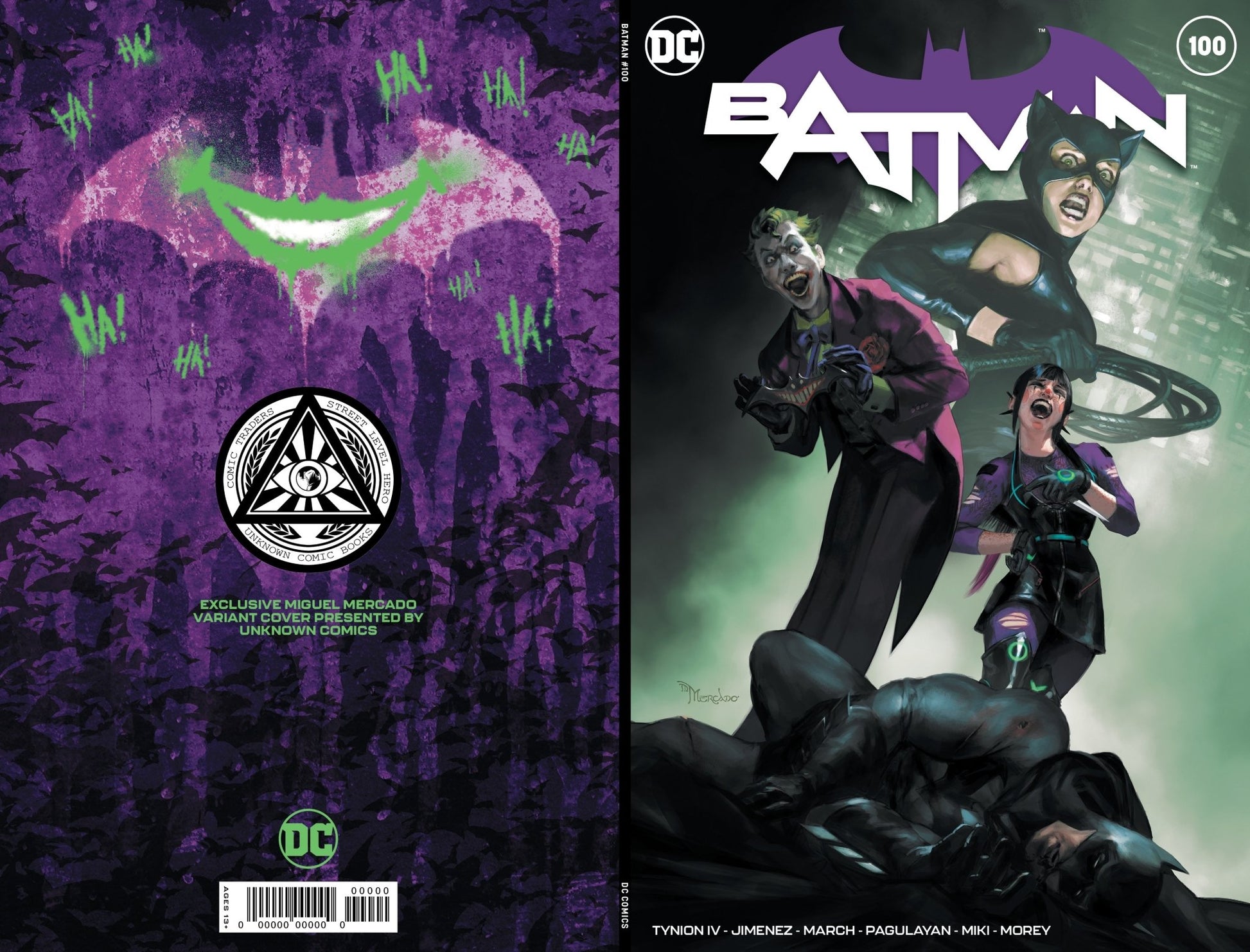 Batman 100 Unknown Comics Miguel Mercado Exclusive Var (Joker War) (10/06/2020) - DelsBricks Toys & CollectiblesCOMIC BOOK EXCLUSIVEDelsBricks Toys & CollectiblesUnknown Comic Books