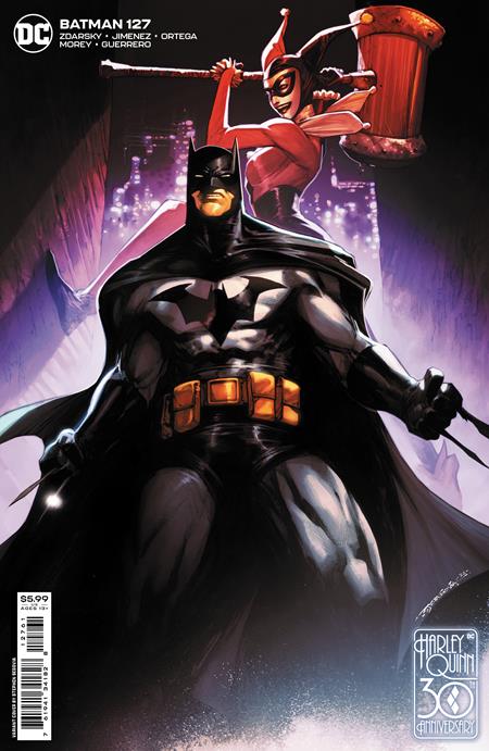 BATMAN 127 CVR D STEPHEN SEGOVIA HARLEY QUINN 30TH ANNIVERSARY CARD STOCK VAR (09/07/2022) - DelsBricks Toys & CollectiblesComic BookDelsBricks Toys & CollectiblesUnknown Comic Books