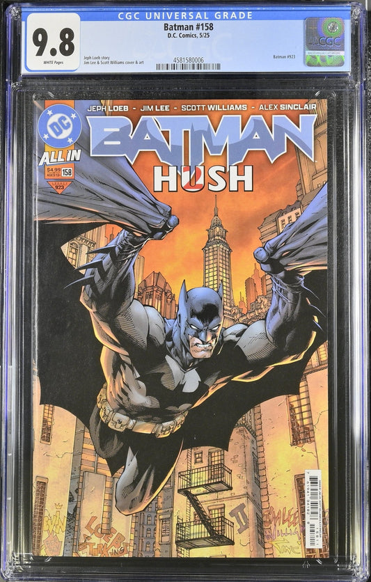 BATMAN 158 CVR A JIM LEE (CGC 9.8) - DelsBricks Toys & CollectiblesCollectibles:Comic Books & Memorabilia:Comics:Comics & Graphic NovelsDelsBricks Toys & Collectibles412 Comics