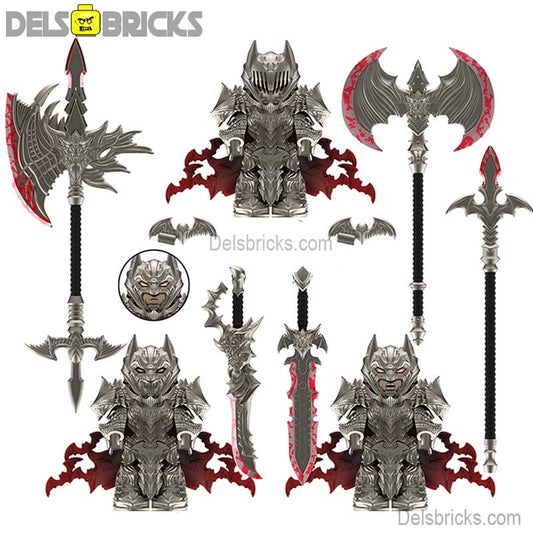 Batman Berzerk set of 3 Lego Minifigures Custom toys - DelsBricks MinifiguresMinifiguresDelsBricks MinifiguresDelsbricks