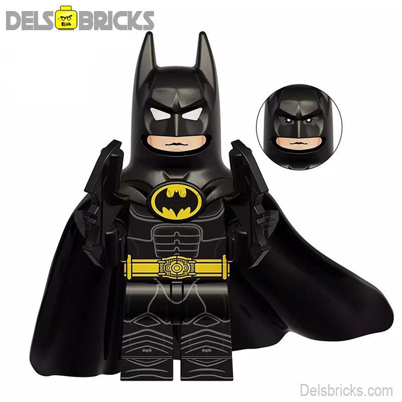 Batman Michael Keaton Lego Minifigures Custom Toys 15 - DelsBricks MinifiguresMinifiguresDelsBricks MinifiguresDelsbricks