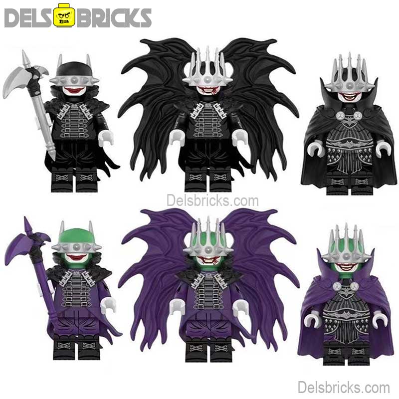 Batman who Laughs comic Lego Minifigures Custom toys set of 6 - DelsBricks MinifiguresMinifiguresDelsBricks MinifiguresDelsbricks