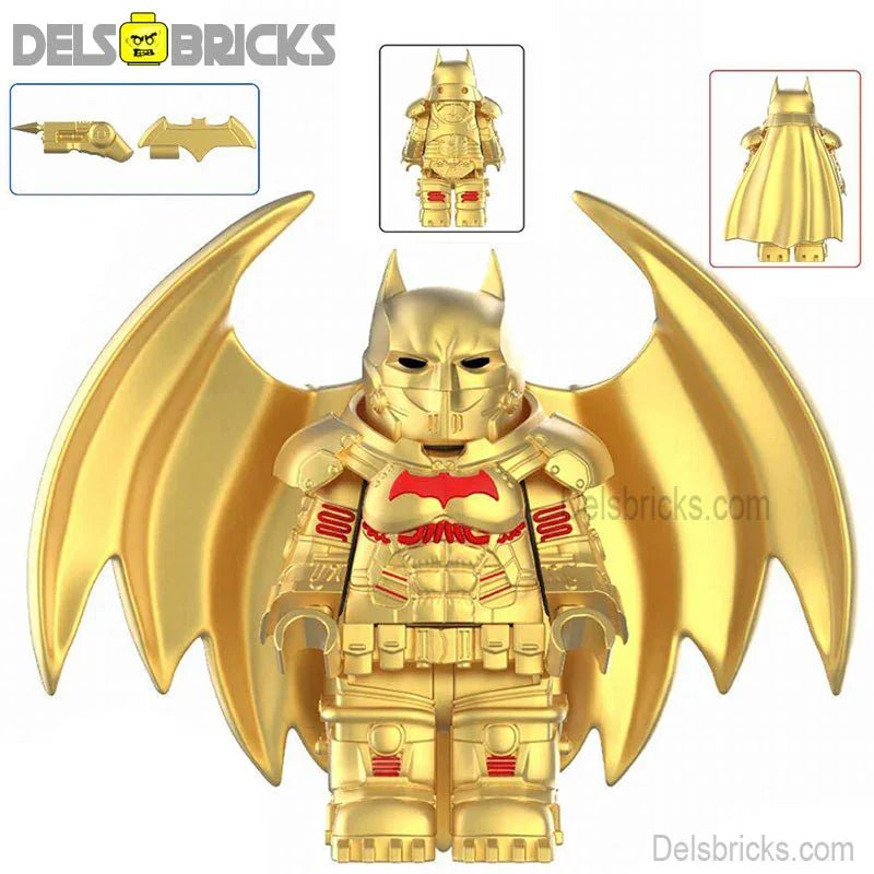 Batman XE Bat suit (extreme Environment) Lego Minifigures custom Toys Gold - DelsBricks MinifiguresMinifiguresDelsBricks MinifiguresDelsbricks