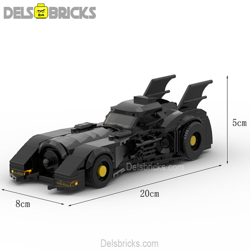 Batmobile from Batman 1989 Movie Custom Lego Cars Minifigures Building Block Toys