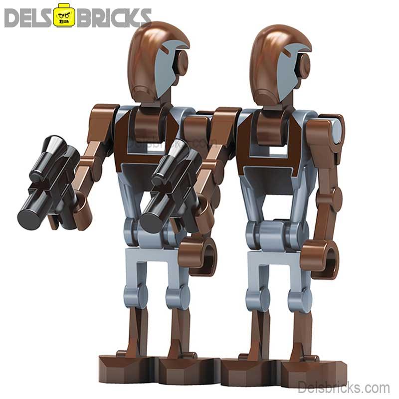 Battle Droids captain set of 2 Star Wars Lego Minifigures Custom Toys - DelsBricks MinifiguresLego Star Wars MinifiguresDelsBricks MinifiguresDelsbricks.com