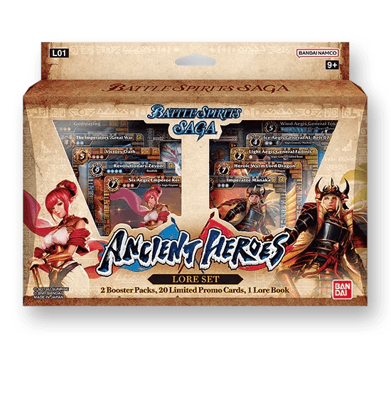 Battle Spirits Saga Lore Set 01[L01] ANCIENT HEROES - DelsBricks MinifiguresCard GamesDelsBricks MinifiguresTHE MIGHTY HOBBY SHOP