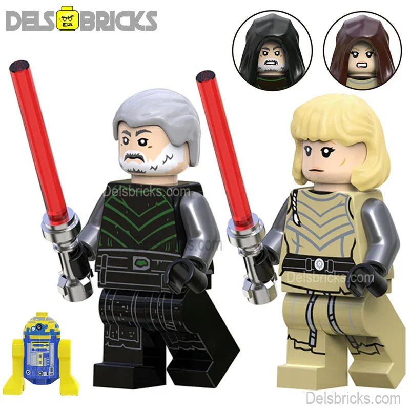 Baylan Skoll & Shin Hati Star Wars Lego Minifigures Custom Toys - DelsBricks MinifiguresLego Star Wars MinifiguresDelsBricks MinifiguresDelsbricks.com