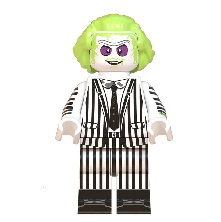 Beetlejuice Lego Minifigures custom toys - DelsBricks MinifiguresLego Horror MinifiguresDelsBricks MinifiguresDelsbricks.com
