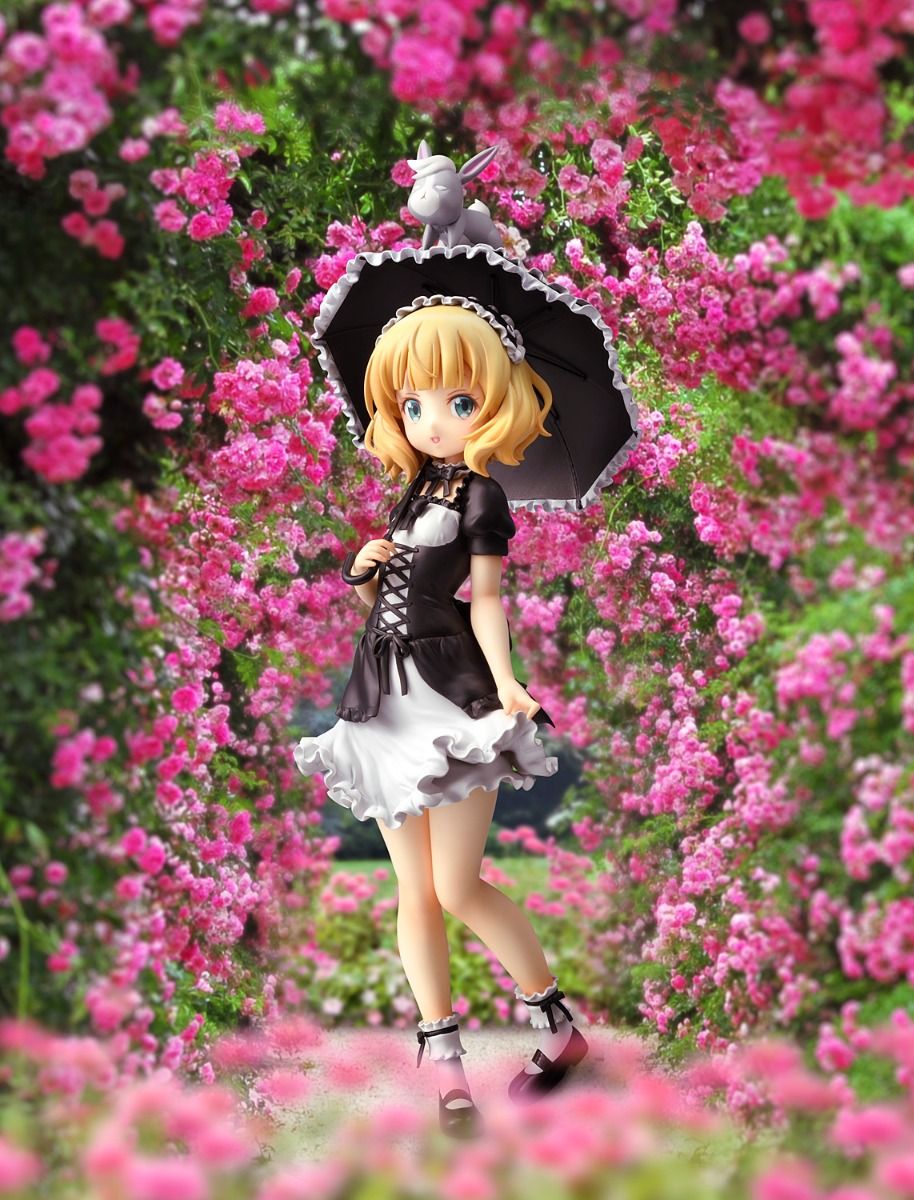 Bell Fine is The Order a Rabbit? Bloom: Syaro (Gothic Lolita Version) 1:7 Scale PVC Figure - DelsBricks Toys & CollectiblesKeychainDelsBricks Toys & CollectiblesSuper Anime Store