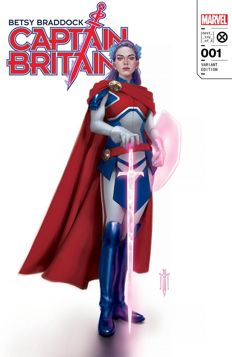 Betsy Braddock: Captain Britain 1 Unknown Comics Miguel Mercado Exclusive Virgin Vogue Var (02/22/2023) - DelsBricks Toys & CollectiblesCOMIC BOOK EXCLUSIVEDelsBricks Toys & CollectiblesUnknown Comic Books