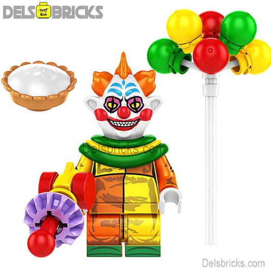 Bibbo from Killer Clowns From Outer Space movie Lego Minifigures custom toys 3 - DelsBricks MinifiguresLego Horror MinifiguresDelsBricks MinifiguresDelsbricks.com