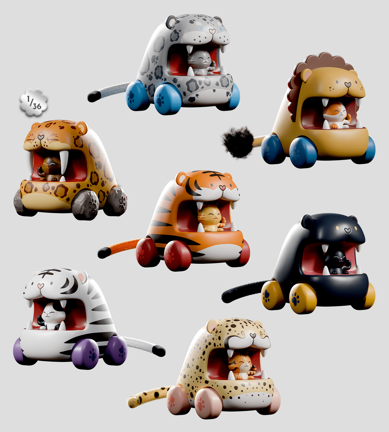 Big Top Chomps Blind Box (1 Blind Box) - DelsBricks Toys & CollectiblesFigureDelsBricks Toys & CollectiblesSuper Anime Store