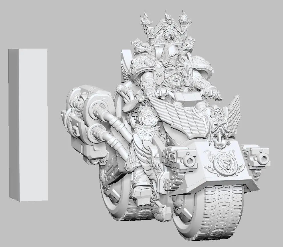 Bike - Hover Bike by 3DArtGuy 32mm scale, 50mm or 100mm, Miniature War Gaming Figure, Grim Dark, Proxy, Bikes, Vehicles, Marine, Angels - DelsBricks Toys & CollectiblesResin Printed MiniatureDelsBricks Toys & CollectiblesMega Diamonds & Schwartzreiter Mini Forge