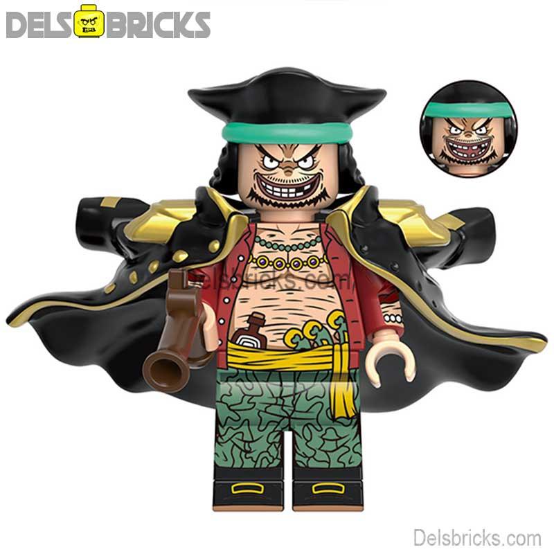 Black Beard Marshall D Teach ONE PIECE Anime Lego Minifigures custom toys - DelsBricks MinifiguresMinifiguresDelsBricks MinifiguresDelsbricks
