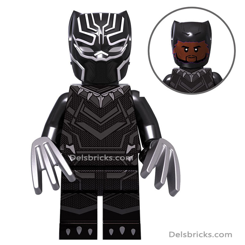 Black Panther T"Challa Lego Minifigures Delsbricks   