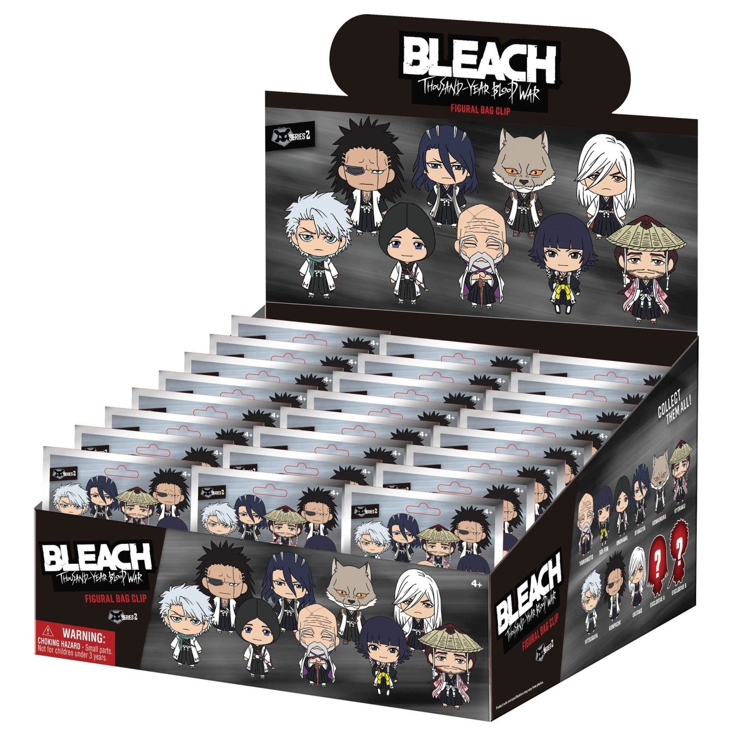 Bleach Thousand - Year Blood War 3D Foam Bag Clip, Series 2 Blind Bag - DelsBricks Toys & CollectiblesKeychainDelsBricks Toys & CollectiblesSuper Anime Store