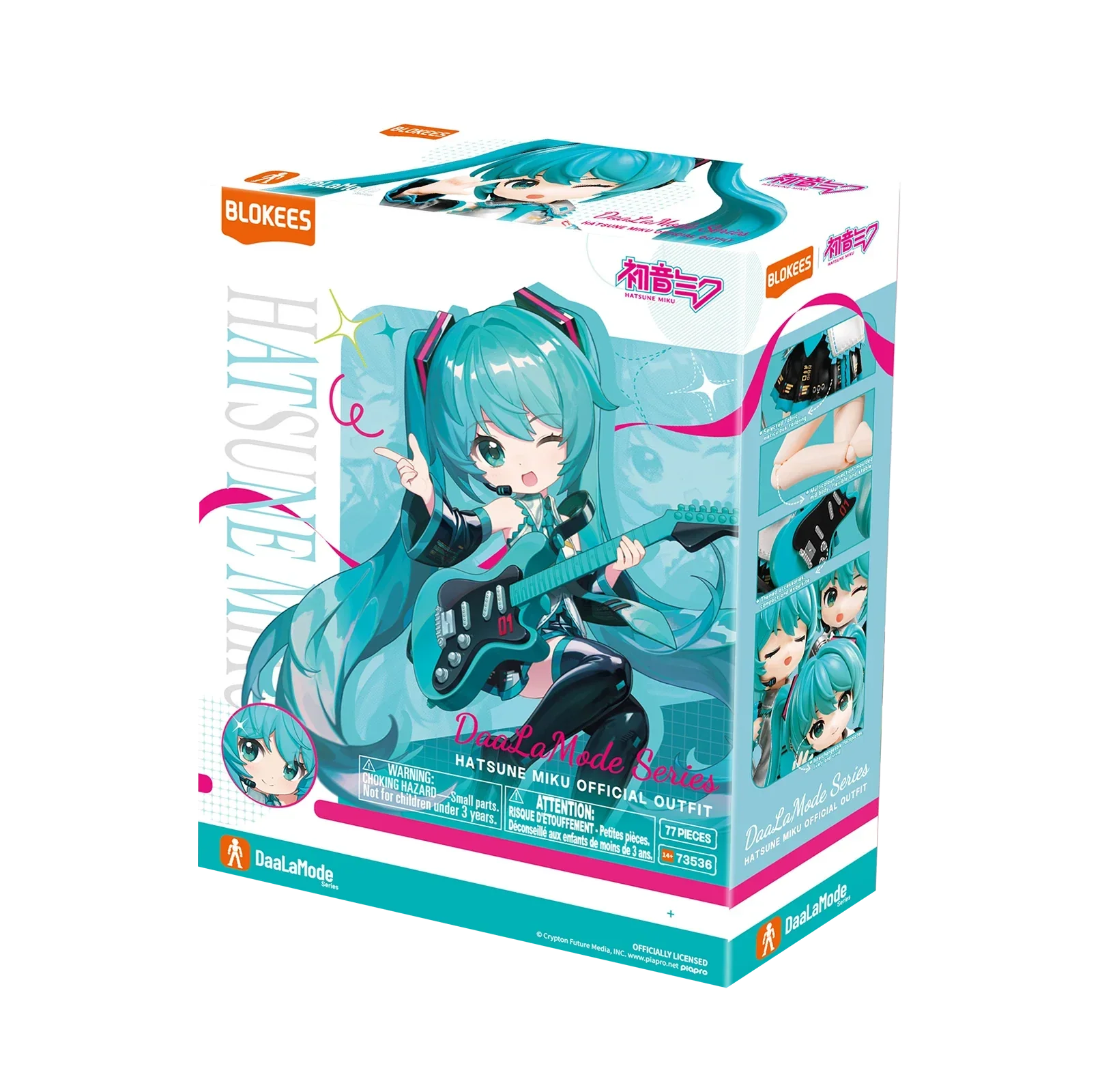 Blokees DaaLaMode Series - Hatsune Miku Official Outfit Figure - DelsBricks Toys & CollectiblesFiguresDelsBricks Toys & CollectiblesSuper Anime Store