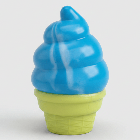 Blue Creamy Ice Cream Cone Squishy (Slow Rising Squish) - DelsBricks Toys & CollectiblesDelsBricks Toys & CollectiblesRalphie's Funhouse