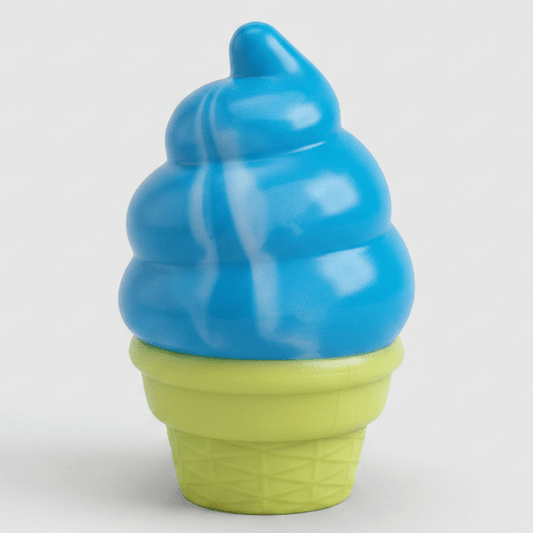 Blue Creamy Ice Cream Cone Squishy (Slow Rising Squish) - DelsBricks Toys & CollectiblesDelsBricks Toys & CollectiblesRalphie's Funhouse