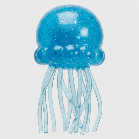 Blue Wannabe Jellysquish Jellyfish (Water Squish) - DelsBricks Toys & CollectiblesDelsBricks Toys & CollectiblesRalphie's Funhouse