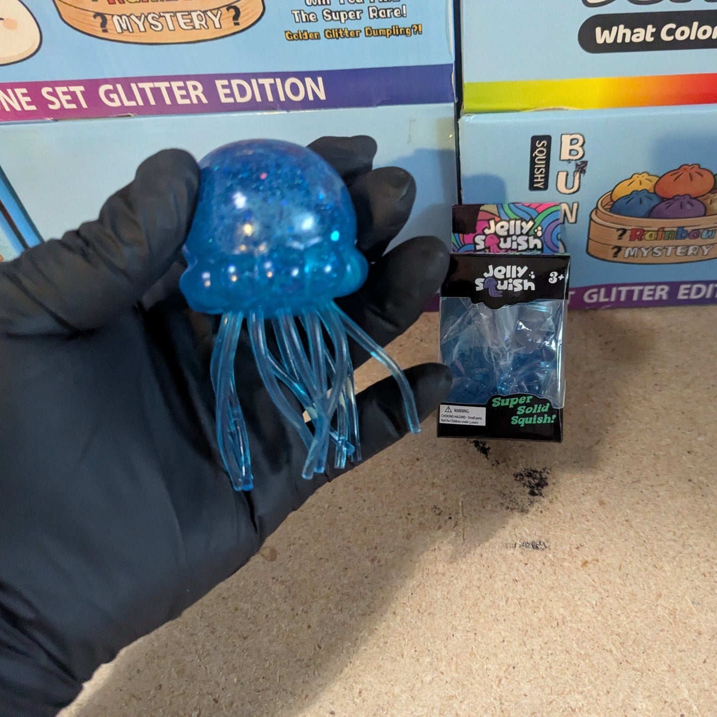 Blue Wannabe Jellysquish Jellyfish (Water Squish) - DelsBricks Toys & CollectiblesDelsBricks Toys & CollectiblesRalphie's Funhouse