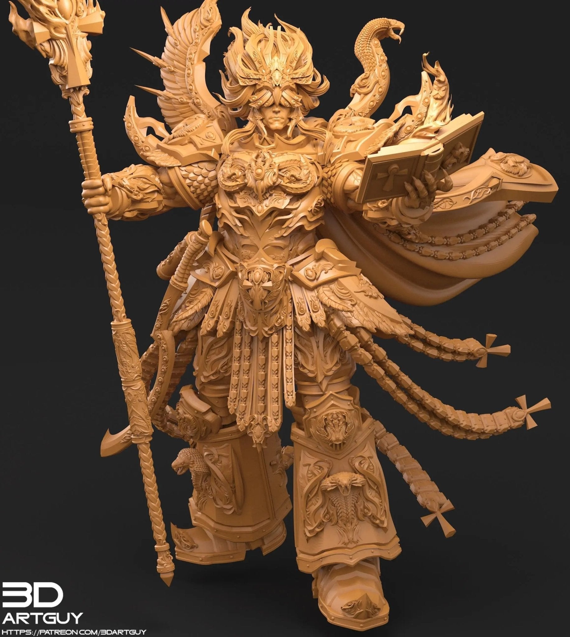 BMG, Big Magical Giant by 3DArtGuy 32mm scale, 50mm or 100mm, Miniature War Gaming Figure - DelsBricks Toys & CollectiblesResin Printed MiniatureDelsBricks Toys & CollectiblesMega Diamonds & Schwartzreiter Mini Forge