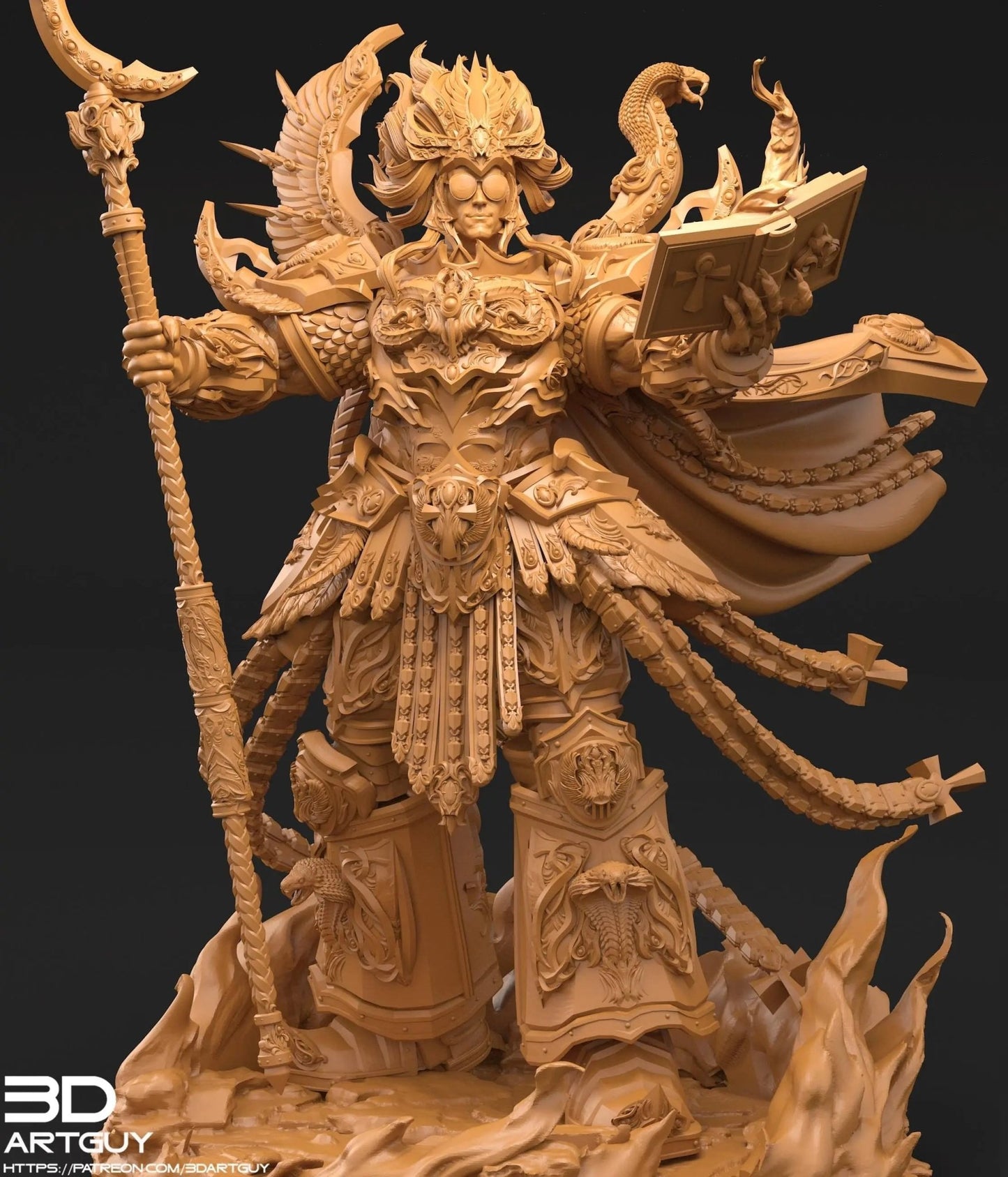 BMG, Big Magical Giant by 3DArtGuy 32mm scale, 50mm or 100mm, Miniature War Gaming Figure - DelsBricks Toys & CollectiblesResin Printed MiniatureDelsBricks Toys & CollectiblesMega Diamonds & Schwartzreiter Mini Forge