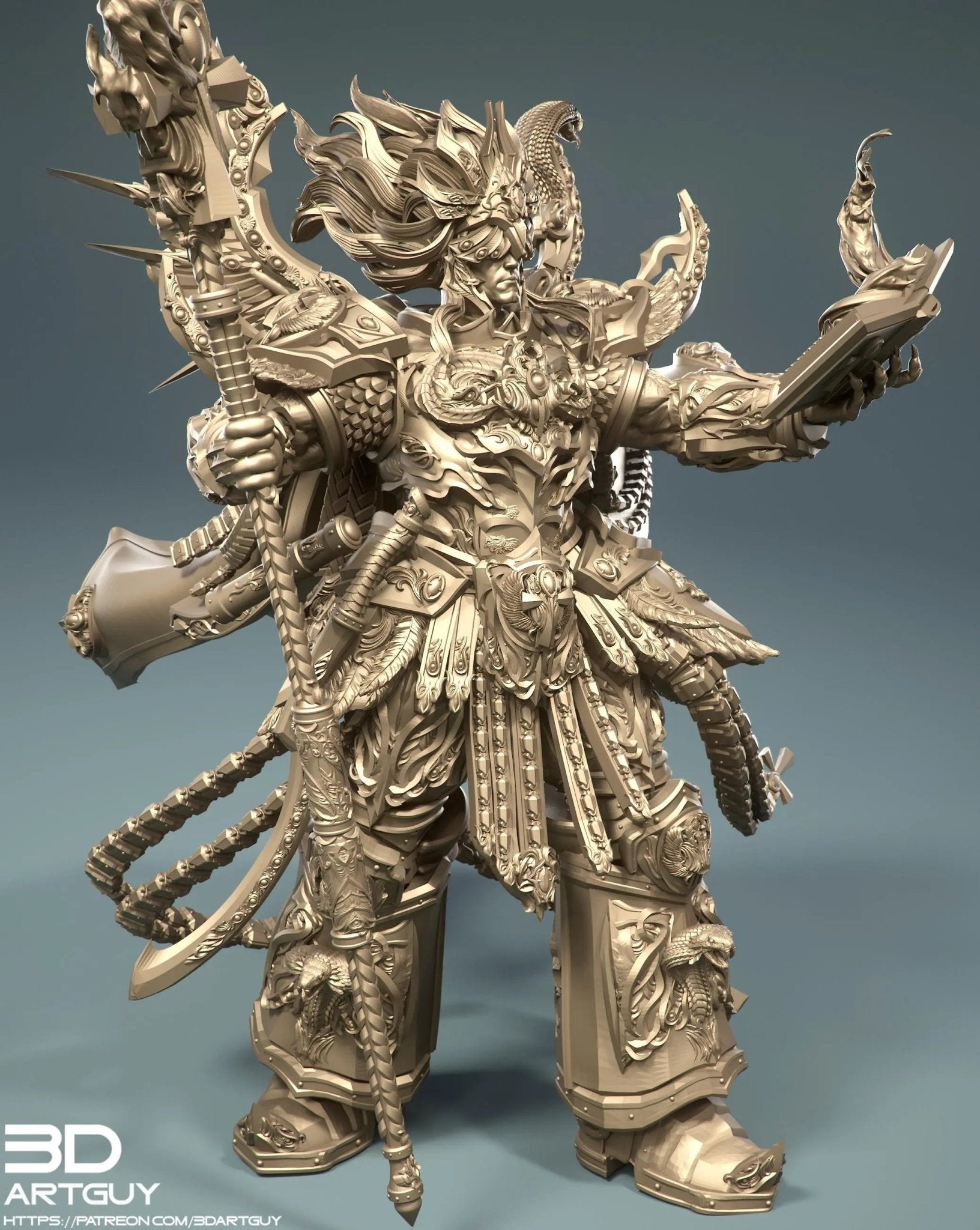 BMG, Big Magical Giant by 3DArtGuy 32mm scale, 50mm or 100mm, Miniature War Gaming Figure - DelsBricks Toys & CollectiblesResin Printed MiniatureDelsBricks Toys & CollectiblesMega Diamonds & Schwartzreiter Mini Forge