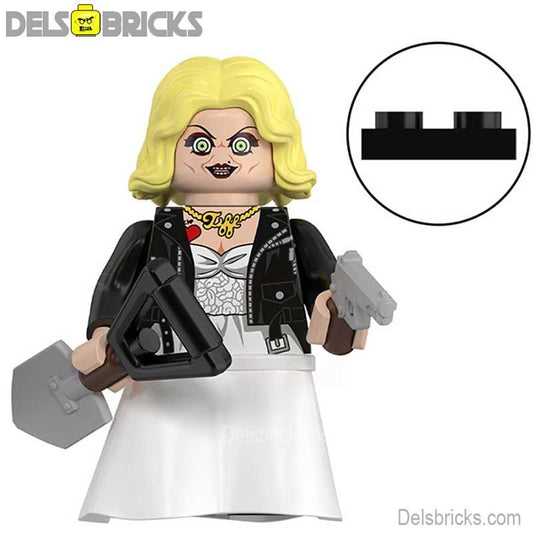 Bride of Chucky Tiffany New Horror Lego Minifigures custom Toys - DelsBricks MinifiguresLego Horror MinifiguresDelsBricks MinifiguresDelsbricks.com