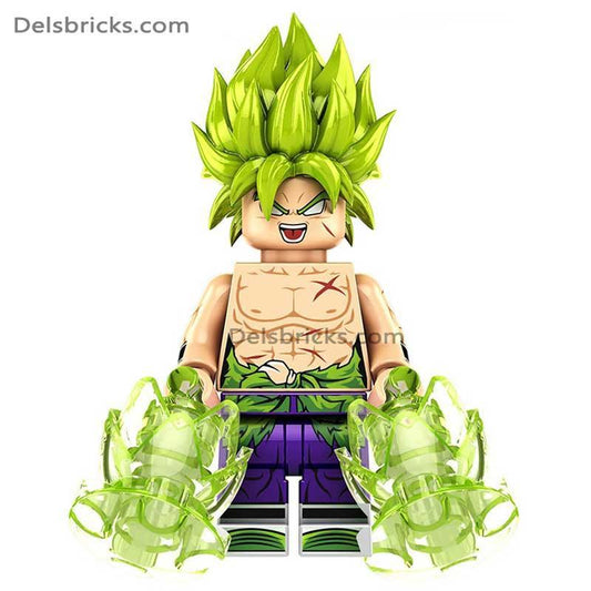 Broly Dragon Ball Z Lego Minifigures anime toys - DelsBricks MinifiguresMinifiguresDelsBricks MinifiguresDelsbricks