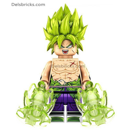 Broly Dragon Ball Z Lego Minifigures anime toys - DelsBricks MinifiguresMinifiguresDelsBricks MinifiguresDelsbricks