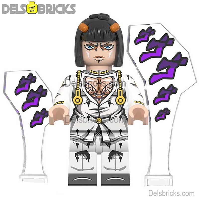 Bruno Buccellati JoJo's Bizarre Adventure Anime Lego Minifigures custom toys - DelsBricks MinifiguresMinifiguresDelsBricks MinifiguresDelsbricks