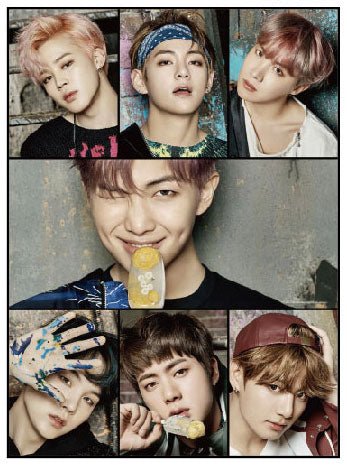 BTS Wallscroll - Bangtan Boys K - Pop Wall Art Poster 42x31 - DelsBricks Toys & CollectibleswallscrollDelsBricks Toys & CollectiblesSuper Anime Store