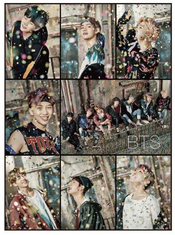 BTS Wallscroll - K - Pop Group Wall Art Poster 42x31 - DelsBricks Toys & CollectibleswallscrollDelsBricks Toys & CollectiblesSuper Anime Store