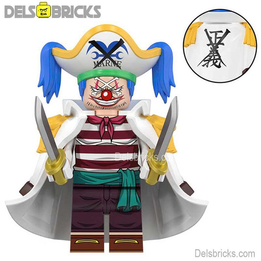 Buggy from ONE PIECE Anime Lego Minifigures custom toys - DelsBricks MinifiguresMinifiguresDelsBricks MinifiguresDelsbricks
