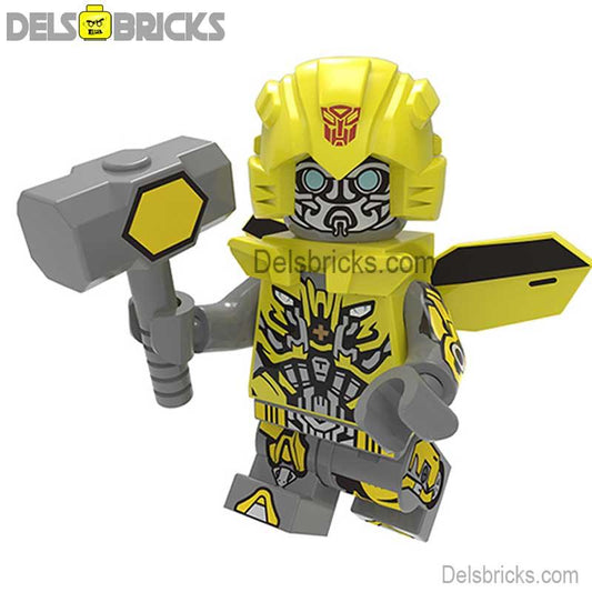 Bumblebee Transformers Lego Minifigures custom toys - DelsBricks MinifiguresMinifiguresDelsBricks MinifiguresDelsbricks