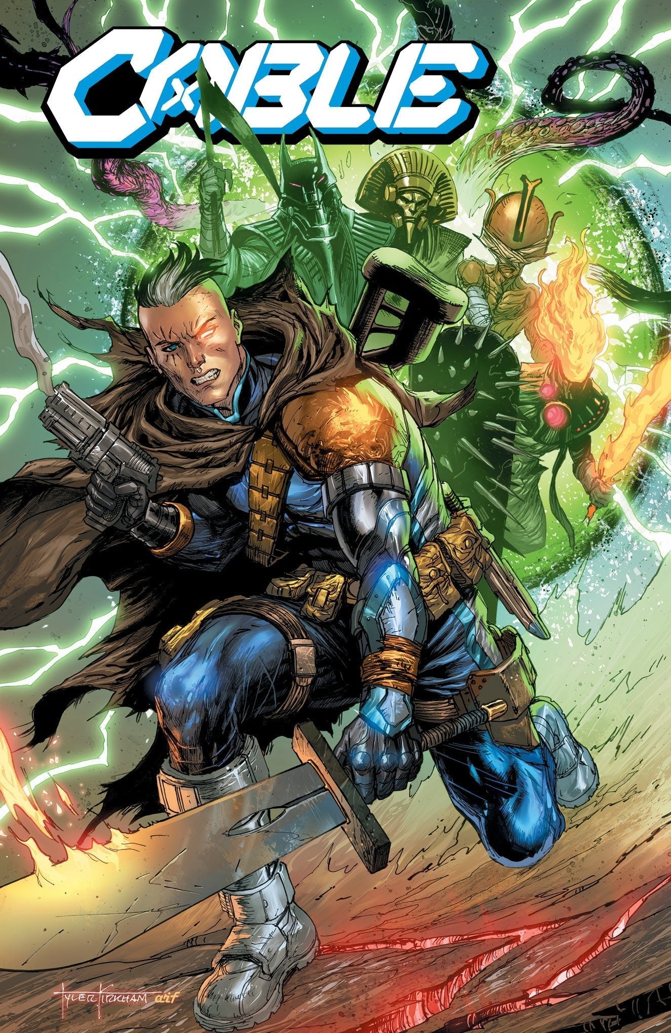 Cable 5 Unknown Comics Tyler Kirkham Exclusive Var Xos (10/14/2020) - DelsBricks Toys & CollectiblesCOMIC BOOK EXCLUSIVEDelsBricks Toys & CollectiblesUnknown Comic Books