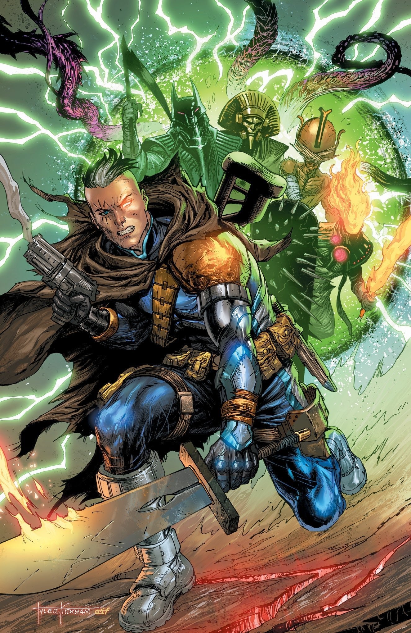 Cable 5 Unknown Comics Tyler Kirkham Exclusive Virgin Var Xos (10/14/2020) - DelsBricks Toys & CollectiblesCOMIC BOOK EXCLUSIVEDelsBricks Toys & CollectiblesUnknown Comic Books